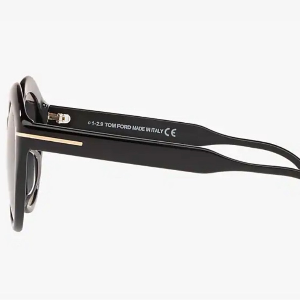 Tom Ford Maxine FT0763 01D Round Polarized Sunglasses. New. - Picture 3 of 4